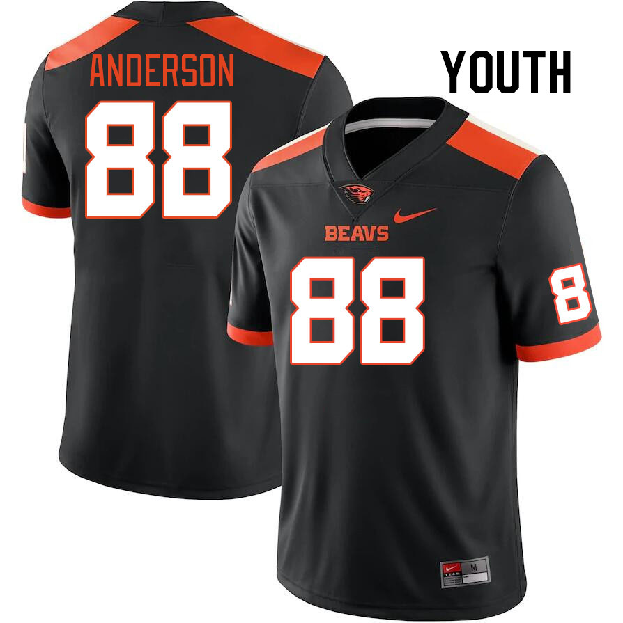 Youth #88 Jordan Anderson Oregon State Beavers College Football Jerseys Stitched-Black